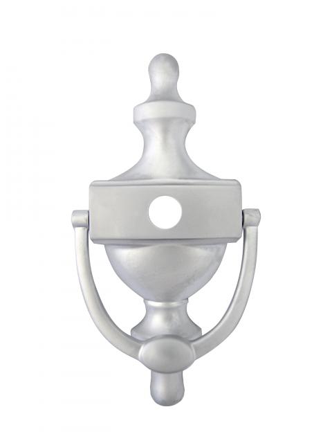  150mm Urn Style Face-Fixed Door Knocker with Viewer Hole