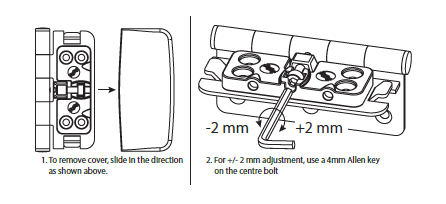 evolution hinge adjustment