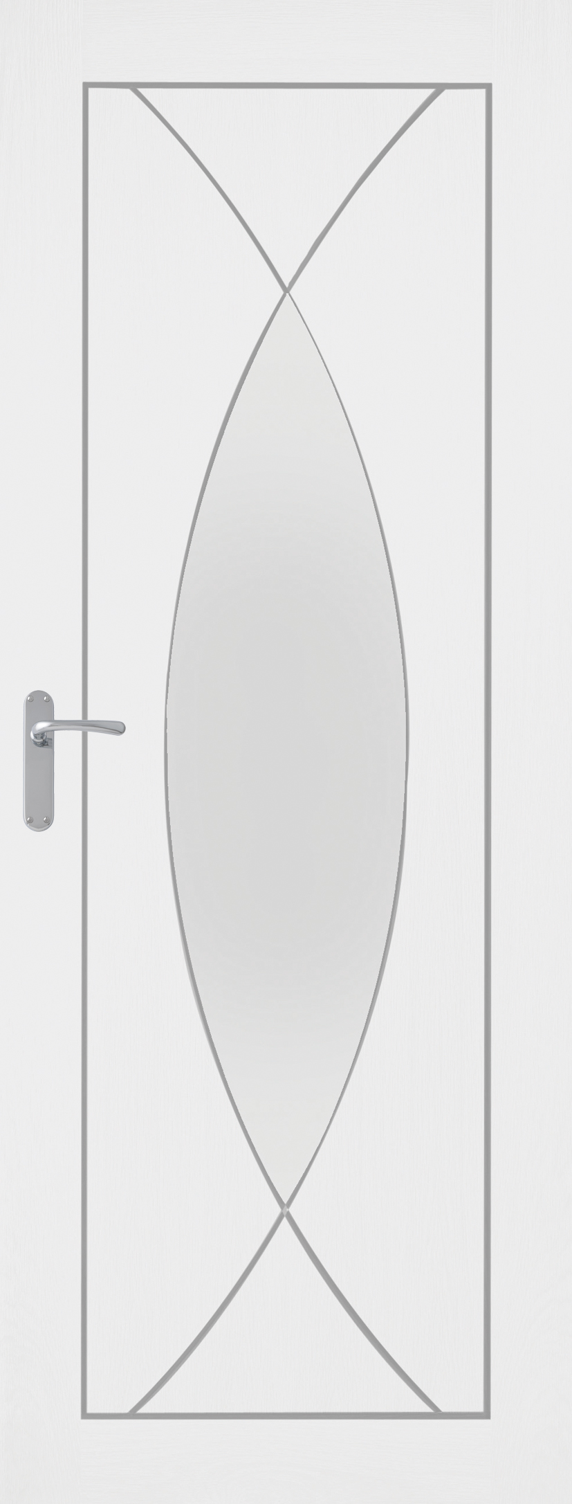 Pesaro White Primed Designer Internal Door