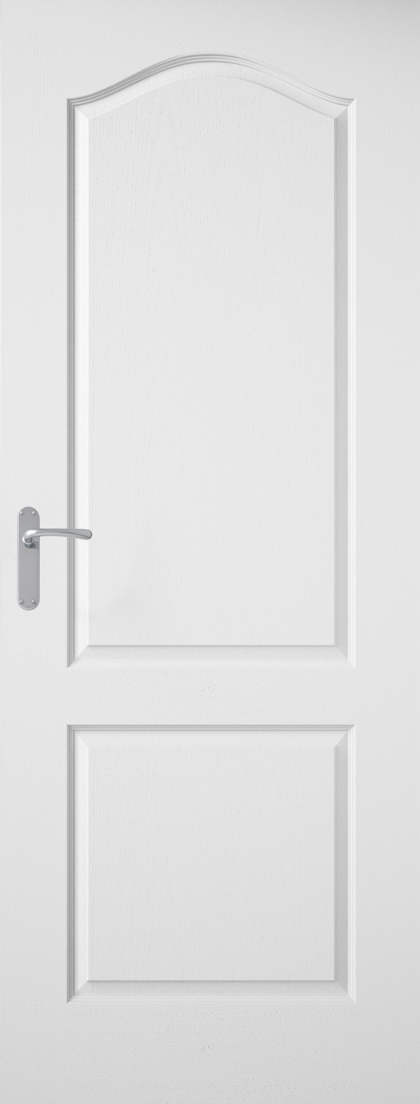 2 panel shaped shipley grained textured internal door