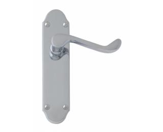 Florence Lever on Backplate chelsea latch handle