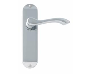 Trieste Lever on Backplate handle regent