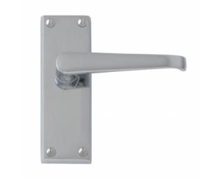 Victorian Straight Lever on Backplate latch handle