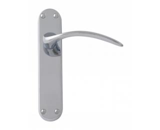 Devine Lever on Backplate majestic latch handle