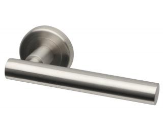 Solar Stainless Steel Lever on Round Rose nevis handle