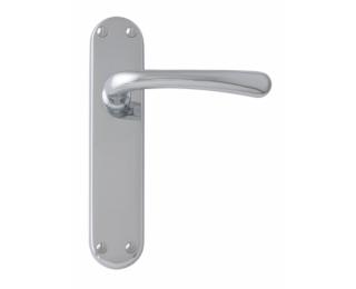 Capri Lever on Backplate handle palace