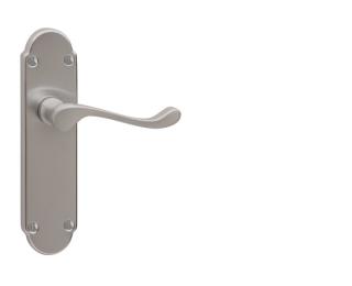 Florence SAA Lever on Backplate latch handle