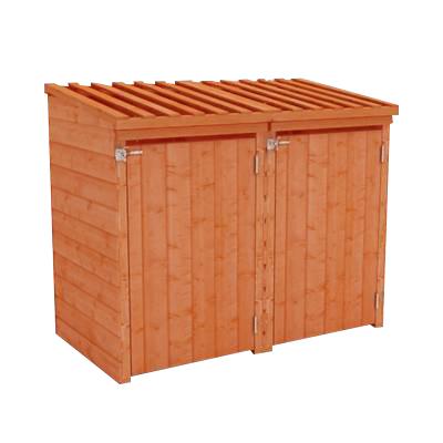 Double Wheelie Bin Store