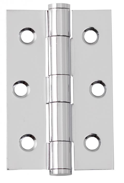 Steel Medium Duty Button Tipped Butt Hinges