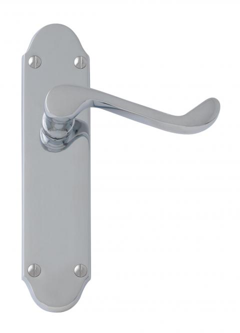 Florence Lever on Backplate chelsea latch handle