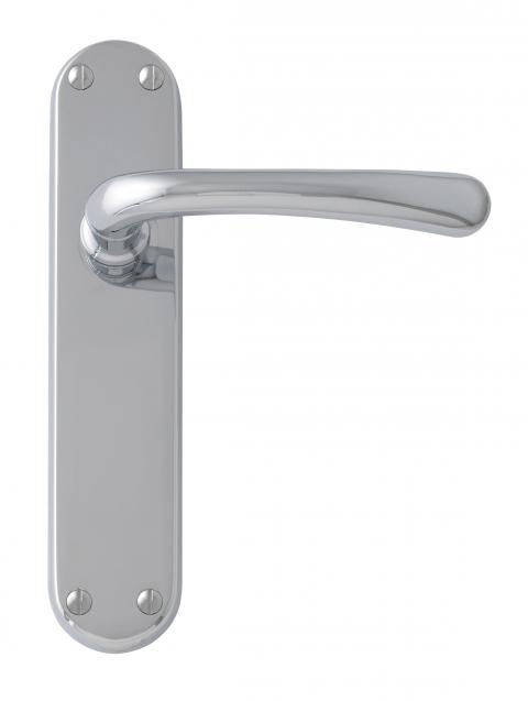 Capri Lever on Backplate handle palace