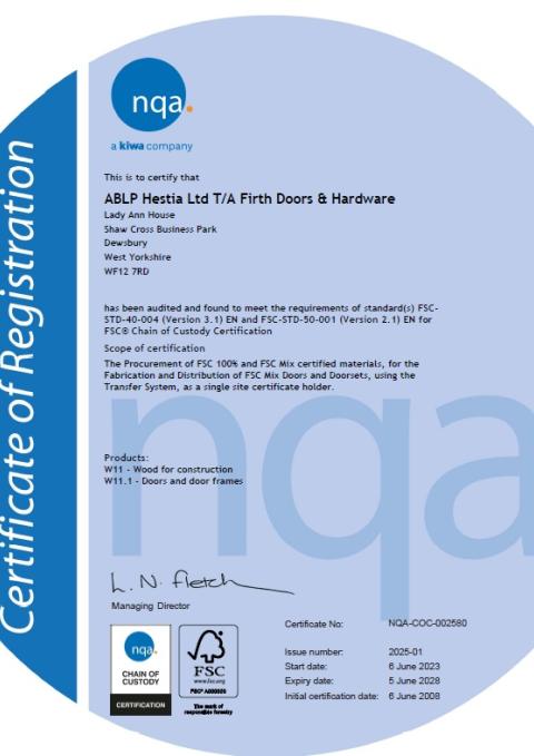 fsc ablp hestia firth doors sustainable timber