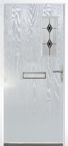 flush ennell glazed grp door