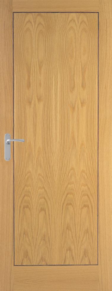Innova Oak Veneer with Bubinga Inlay internal door