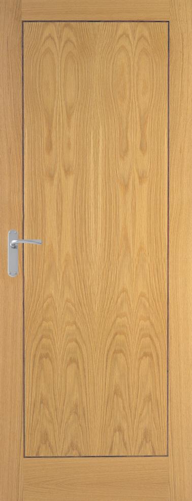 Innova Oak Veneer with Bubinga Inlay internal door