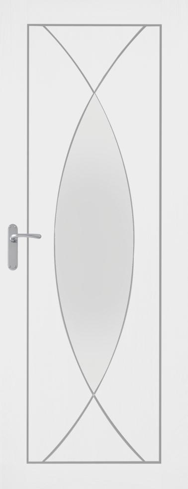 Pesaro White Primed Designer Internal Door